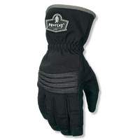 Ergodyne 16043 Ergodyne Medium Black ProFlex 819WP Waterproof Nylon Thinsulate Lined Cold Weather Gloves With Gauntlet Cuff, PVC